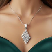 Yuva Mahogany Sterling Silver Pendant with chain (Chain Length 16 inches)